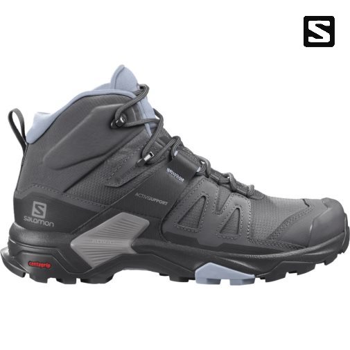 Black Salomon X Ultra 4 Mid GTX Women's Hiking Boots | PH 17534Z